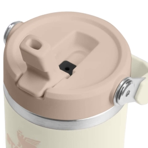 Stanley The IceFlow Flip Straw Pipetli Termos Bardak 0,41 LT - Cream