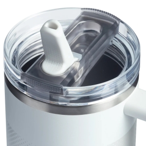 The Quencher ProTour Flip Straw Tumbler Pipetli Termos 1,18 LT - Buz Beyaz