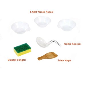 Naturehike 4IN1 Ultralight 2-3 Kişilik Kamp Yemek Pişirme Seti