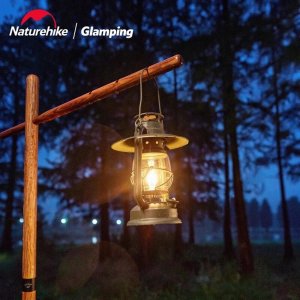 Naturehike Glamping Klasik GazYağı Lambası - YEŞİL