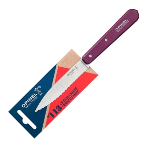 Opinel Essential No:113 Paslanmaz Çelik Tırtıklı Soyma Bıçağı